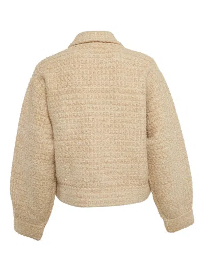 Pre-owned Sandro Flap-pocket Tweed Jacket