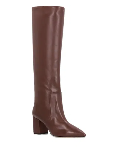 Paris Texas Anja 70mm Leather Block-heel Boots