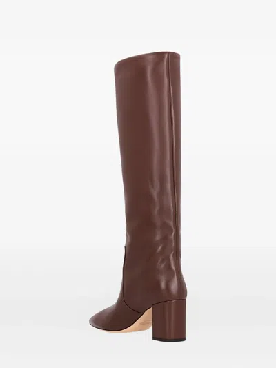 Paris Texas Anja 70mm Leather Block-heel Boots