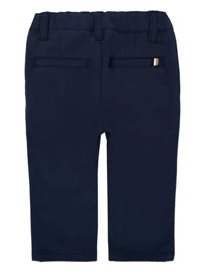 Bosswear Cotton-blend Trousers In Blue