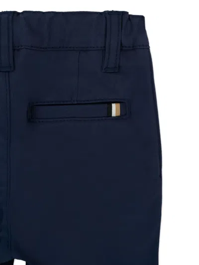 Bosswear Cotton-blend Trousers In Blue