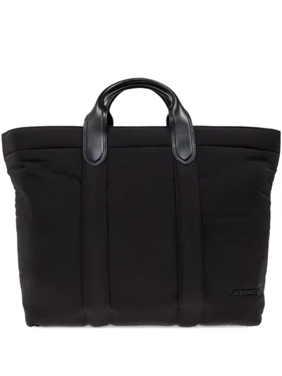 Jacquemus The Bambino Padded Leather-handle Tote Bag