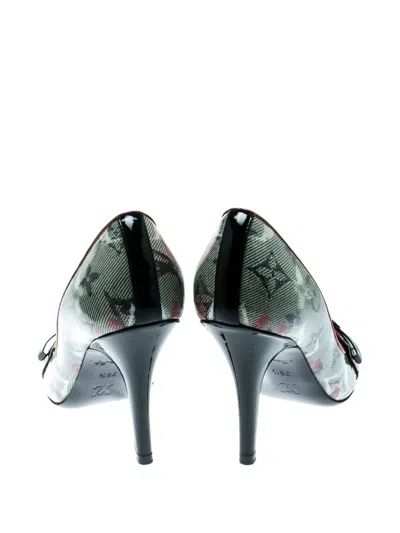 Pre-owned Louis Vuitton X Richard Prince 100mm Monogram Pumps