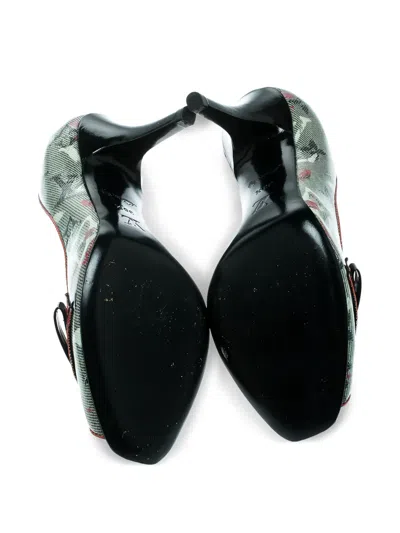 Pre-owned Louis Vuitton X Richard Prince 100mm Monogram Pumps