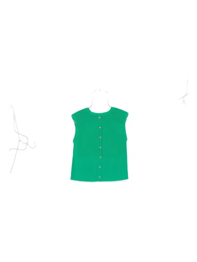Ba&sh Esma Ribbed-knit Sleeveless Tank Top