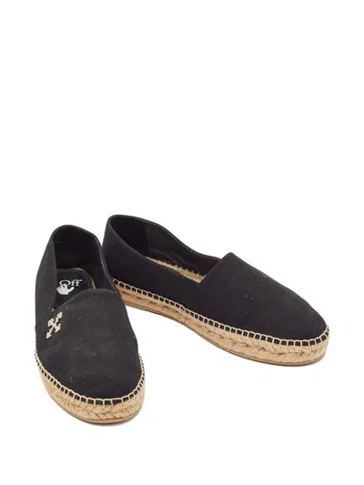 Pre-owned Off-white Arrows-plaque Canvas Espadrilles
