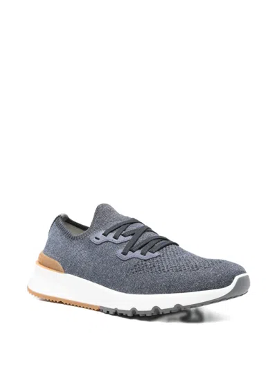 Brunello Cucinelli Mesh-upper Sneakers
