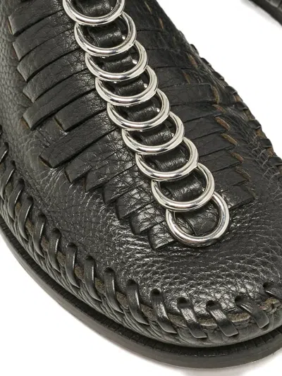 Pre-owned Alexander Wang Fringed Chain-detail Boots