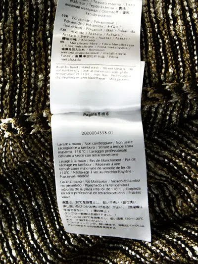 Pre-owned Missoni Striped Lurex Cardigan