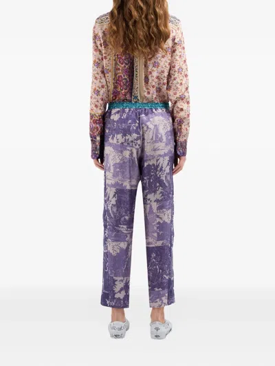 Pierre-louis Mascia Aloe Trousers In Multi