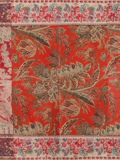 Pierre-louis Mascia Patchwork Floral-print Scarf In Multi