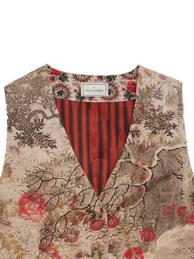 Pierre-louis Mascia Alodox Waistcoat In Brown