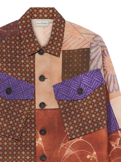 Pierre-louis Mascia Fourneous Jacket In Brown