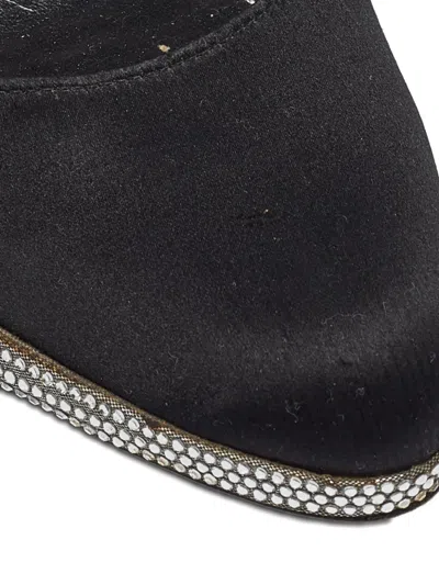 Pre-owned René Caovilla 105mm Rhinestone-embellished Platform Pumps