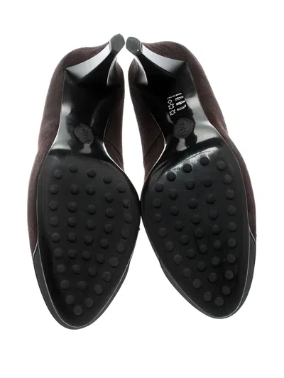 Pre-owned Tod's 100mm Suede Pumps