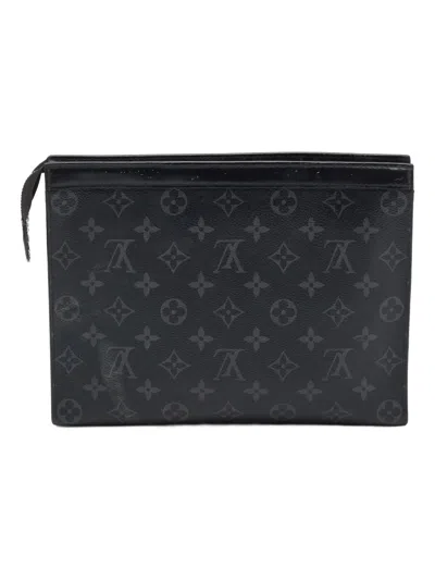 Pre-owned Louis Vuitton Pochette Voyage Mm Clutch Bag