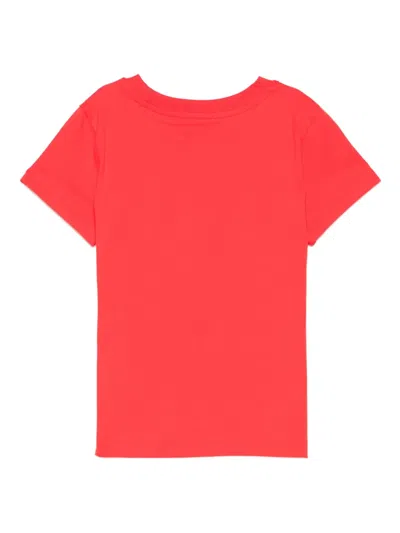 Moschino Bear-print T-shirt In Red