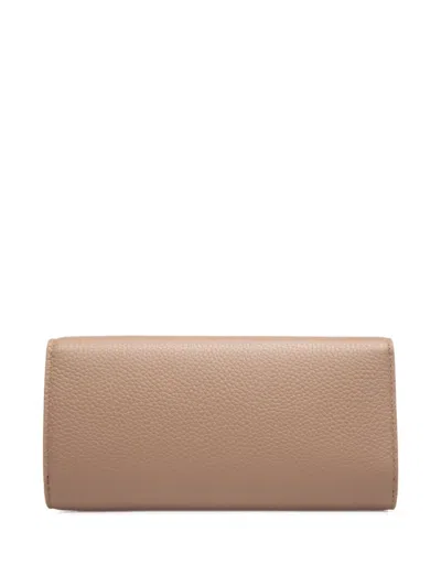 Bally Grained Leather Wallet In Brown