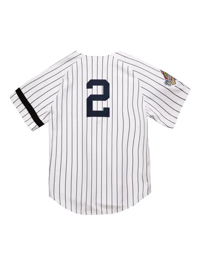 Mitchell & Ness X Ny Yankees 1996 Ws Derek Jeter Shirt In White