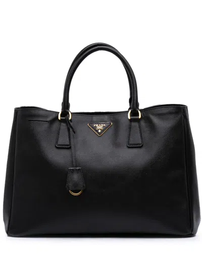 Pre-owned Prada 2000-2025 Large Saffiano Lux Galleria Tote Bag