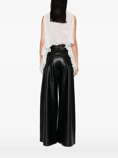 Maria Calderara Ruffled Waistcoats In White