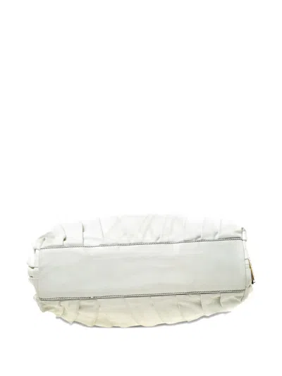 Pre-owned Valentino Garavani Pleated Studed Tote Bag