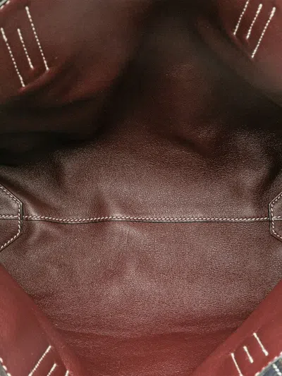 Pre-owned Hermes 2018 Swift And Veau Sikkim Double Sens 28 Tote Bag