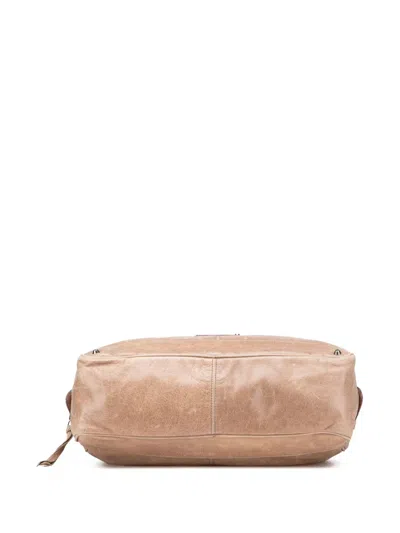 Pre-owned Balenciaga 2005 Mini Lambskin Motocross Classic Folder Business Bag