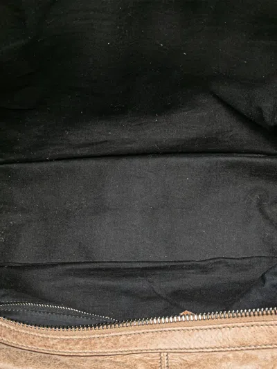 Pre-owned Balenciaga 2005 Mini Lambskin Motocross Classic Folder Business Bag
