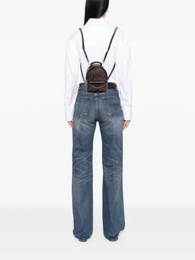 Pre-owned Louis Vuitton 2021-2025 Monogram Mini Palm Springs Backpack