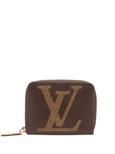 Pre-owned Louis Vuitton 2019 Monogram Giant Zippy Purse Coin Pouch
