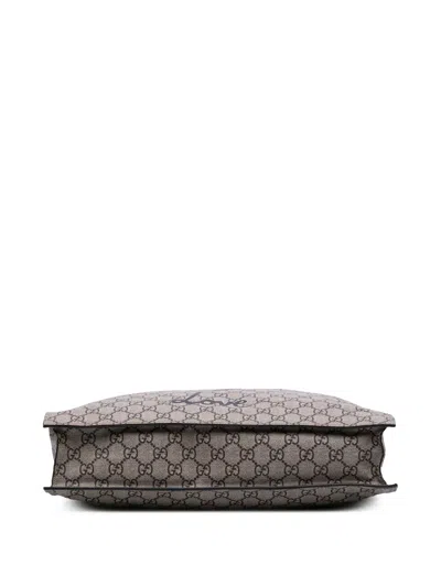 Pre-owned Gucci 2016-2025 Gg Supreme Blind For Love Satchel
