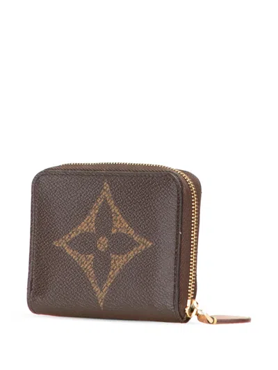 Pre-owned Louis Vuitton 2019 Monogram Giant Zippy Purse Coin Pouch