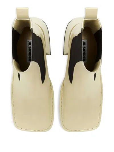 Jil Sander Square-toe Block-heel Boots
