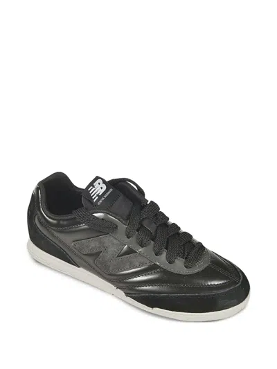 Junya Watanabe X New Balance Rc42 Leather Panel Sneakers In Black