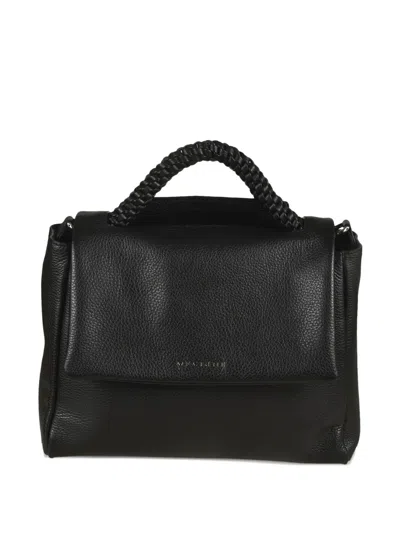 Orciani Scooby Leather Shoulder Bag