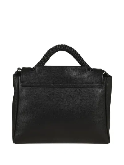 Orciani Scooby Leather Shoulder Bag