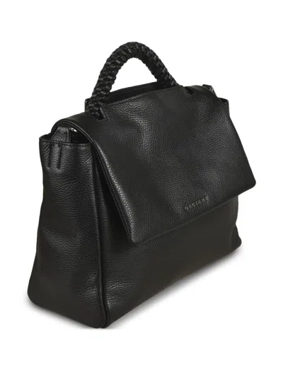 Orciani Scooby Leather Shoulder Bag