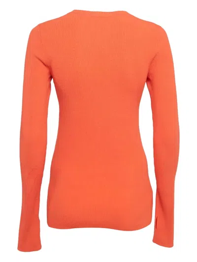 Pre-owned Helmut Lang Ribbed Round-neck Sweater