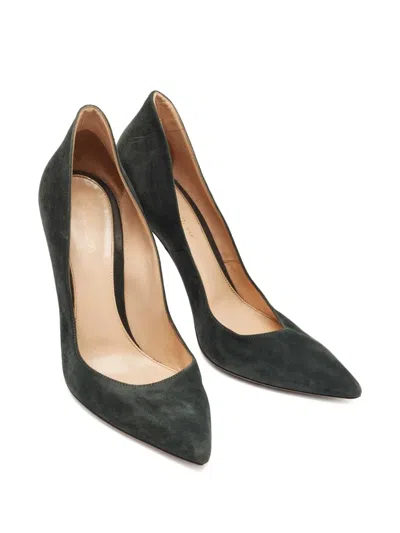 Pre-owned Gianvito Rossi Suede Point-toe Pumps