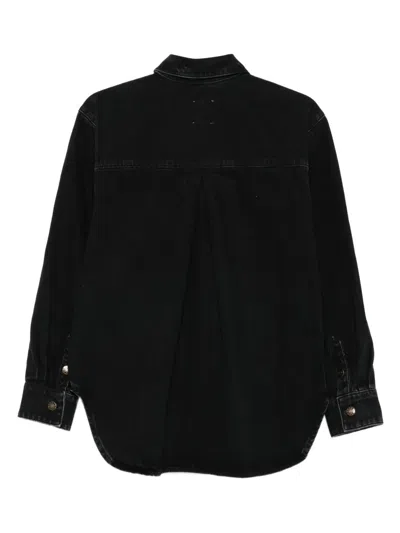 The Garment Button-fastening Pocket Shirt In Black