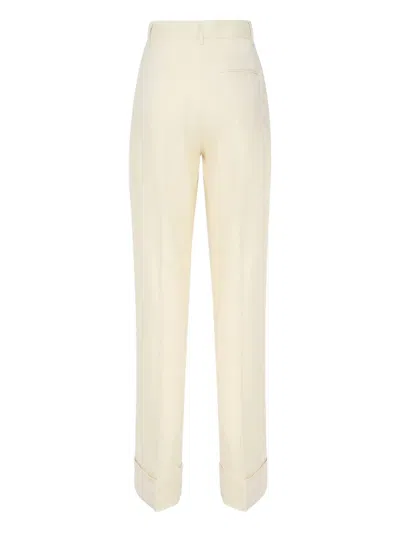 The Andamane Nathalie Trousers In Linen Blend In Multi