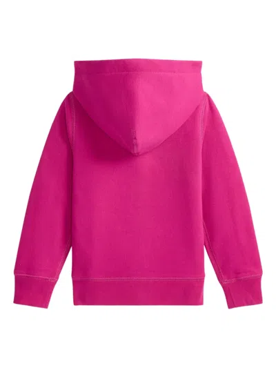 Polo Ralph Lauren French Terry Full-zip Hoodie In Pink