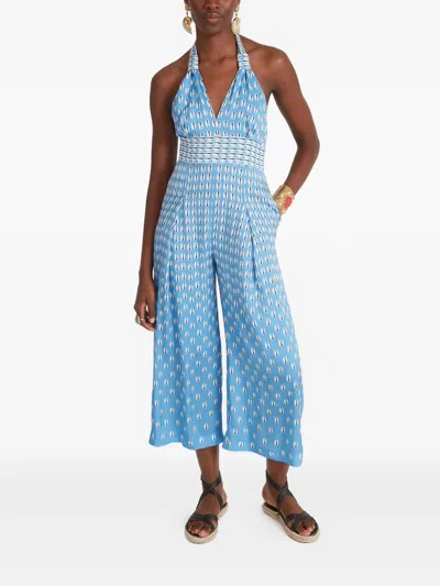 Temperley London Cowrie Print Jumpsuit