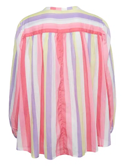 Pre-owned Maje Striped Button Shirt
