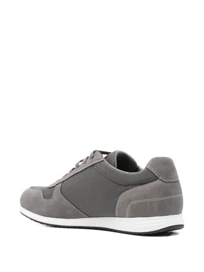 Geox Arthien Zip-detail Sneakers In Gray