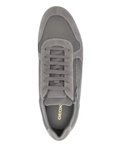Geox Arthien Zip-detail Sneakers In Gray