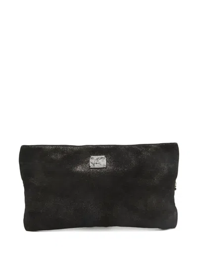 Pre-owned Giuseppe Zanotti Vintage Suede Zip Clutch