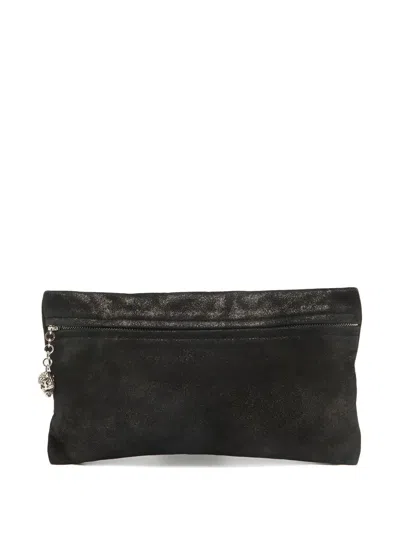 Pre-owned Giuseppe Zanotti Vintage Suede Zip Clutch
