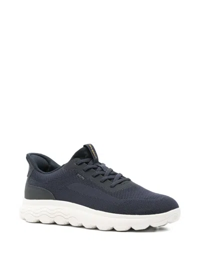 Geox Spherica Lace-up Sneakers In Multi